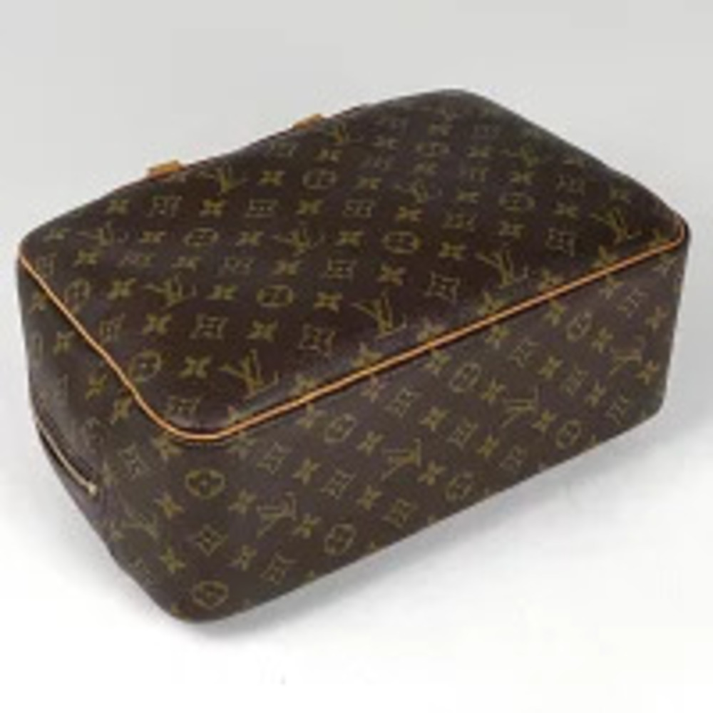 Louis Vuitton Vanity Monogram Bowling Handbag Deauville Brown